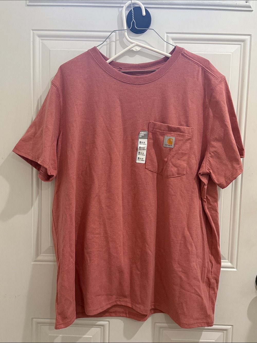 Carhartt Short-Sleeve Pocket Tee in Dusty Rose